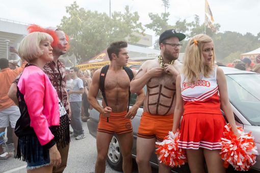 Zac Efron and Seth Rogen in Neighbors 2
