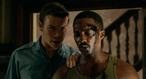 Will Poulter and Anthony Mackie in Detroit