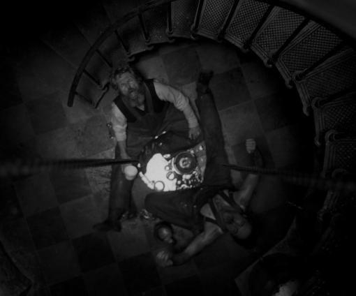 Willem Dafoe and Robert Pattinson in The Lighthouse